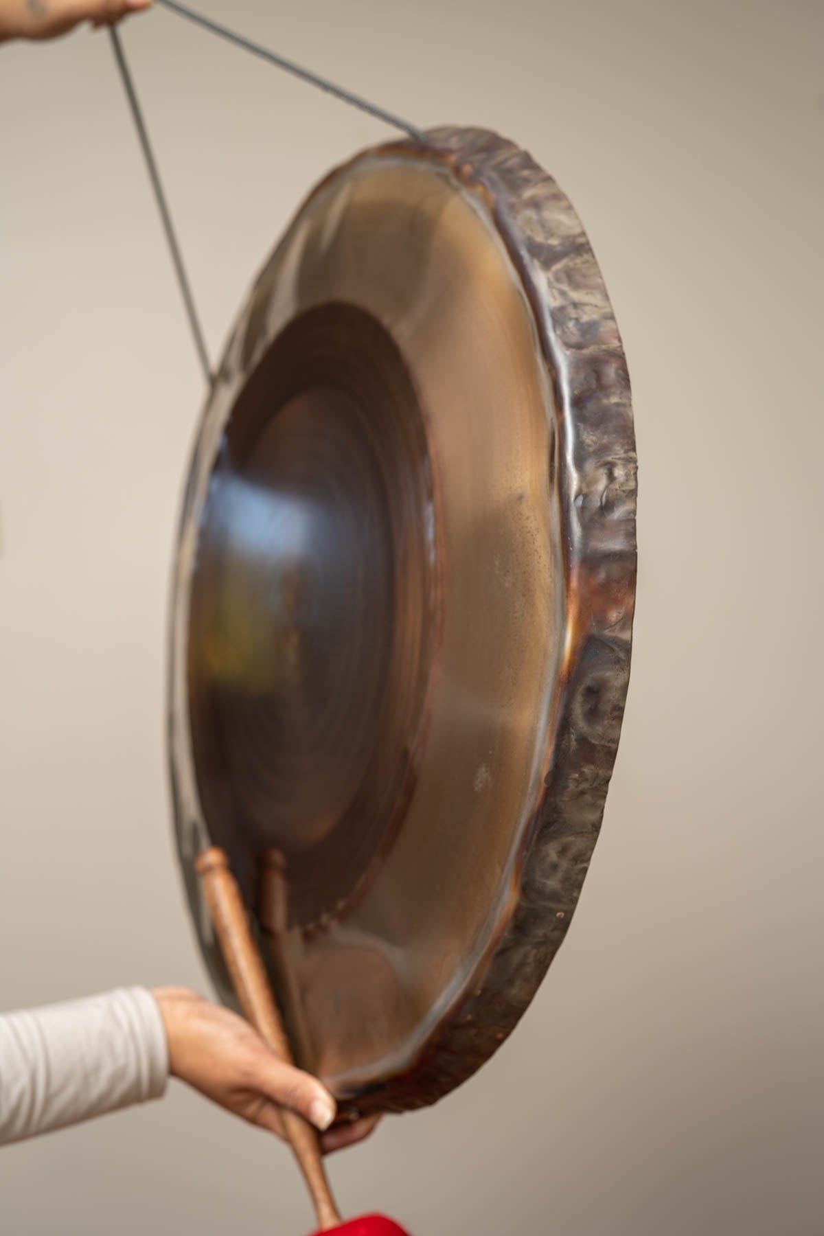 Handcrafted Bronze Gong for Meditation & Sound Healing