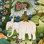 4 Harmonious Friends - Premium Thangka Painting - Himalayas Shop