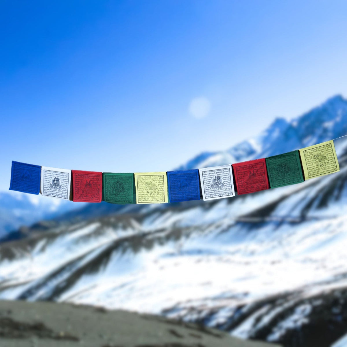 Tibetan Deities Prayer Flag