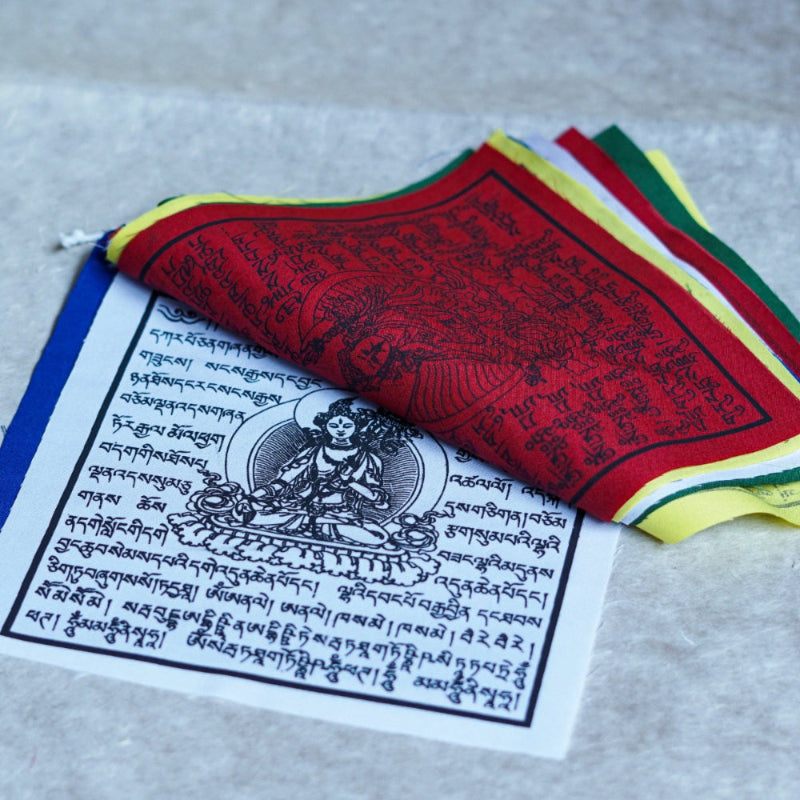 Tibetan Deities Prayer Flag