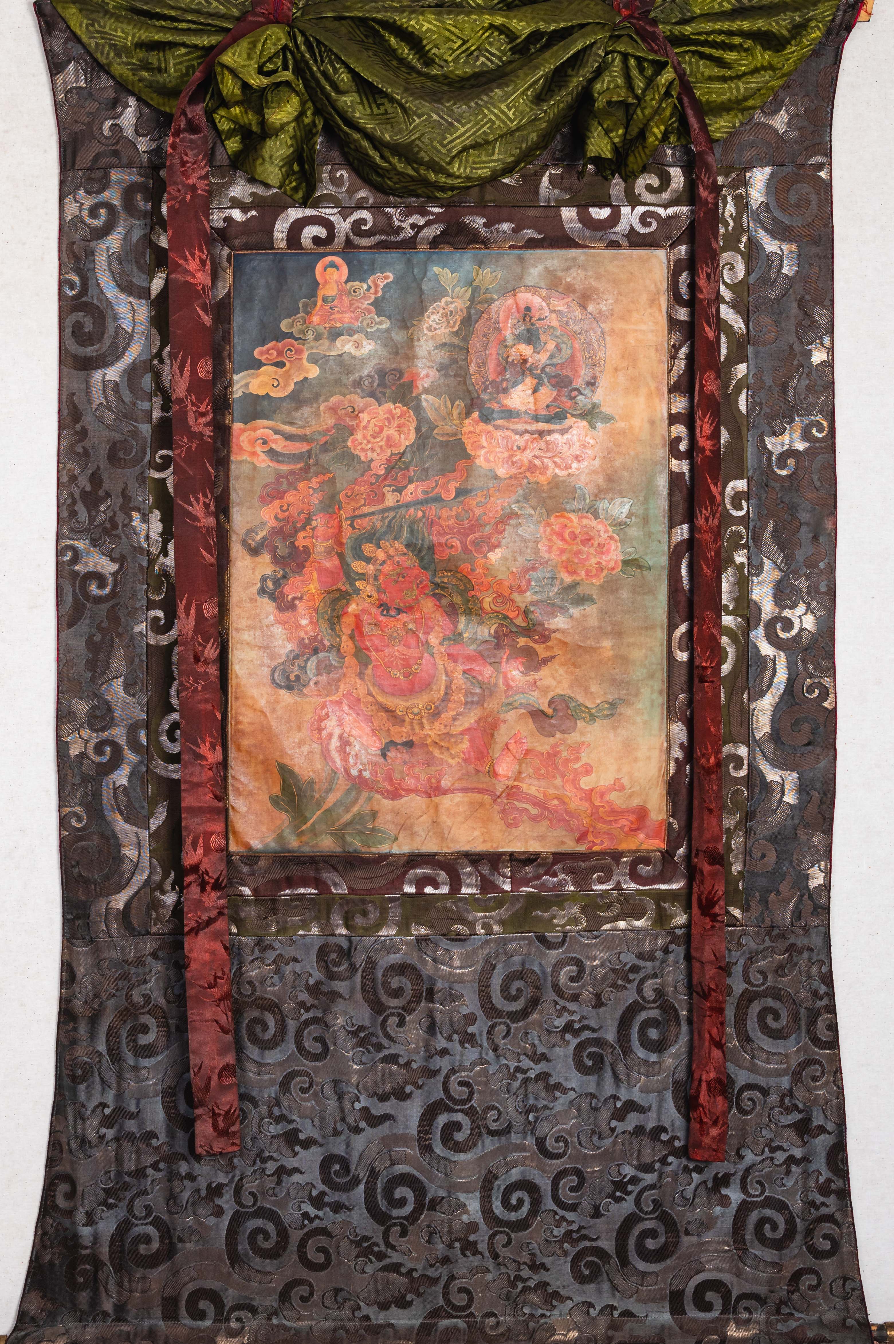 Antique Vajrapani Thangka - Collection piece for antiques collectors