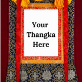 Black Color Thangka Brocade