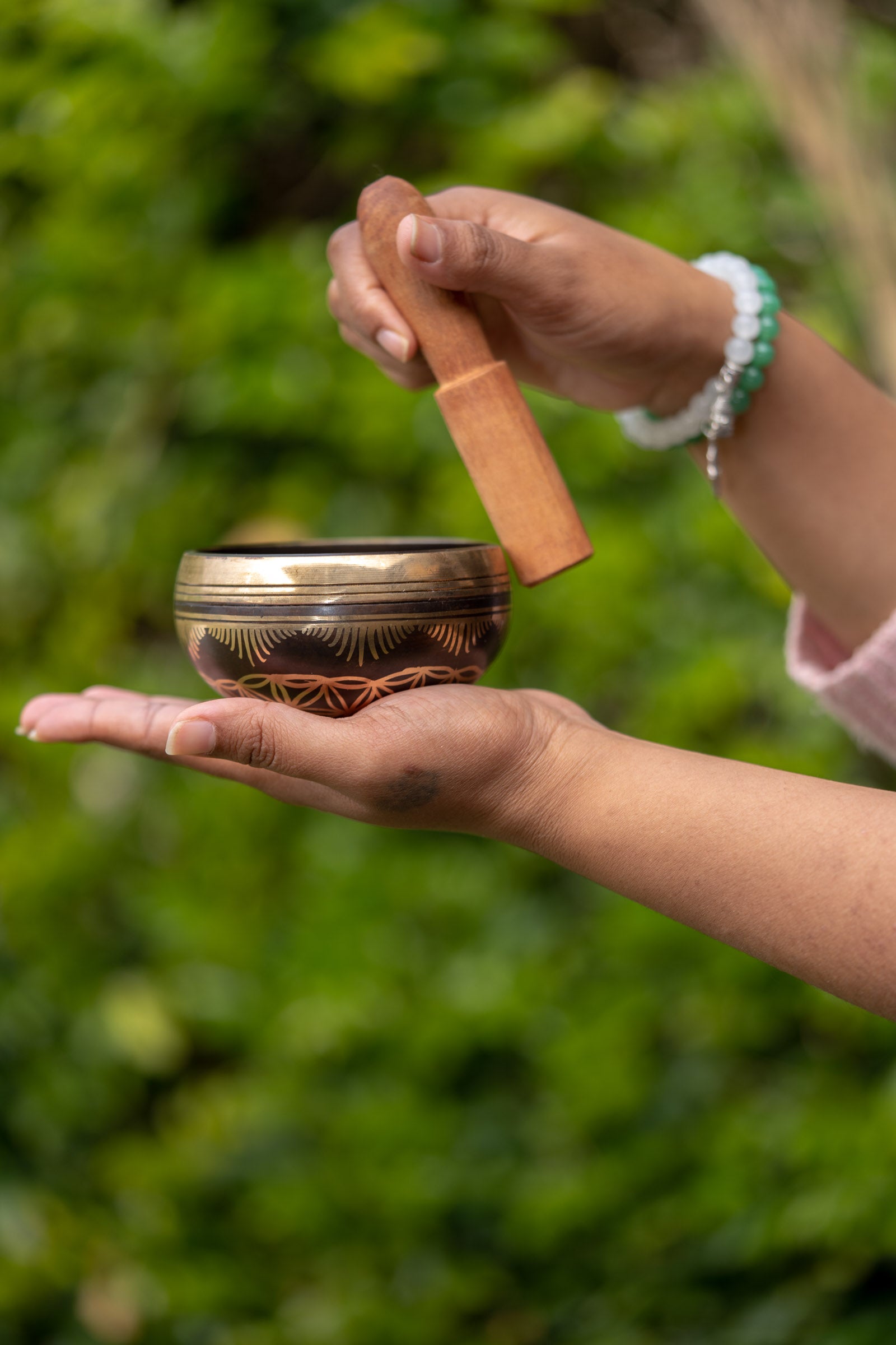 Evil Eye Singing Bowl for meditation.