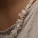 Clear Quartz Crystal Chips Necklace