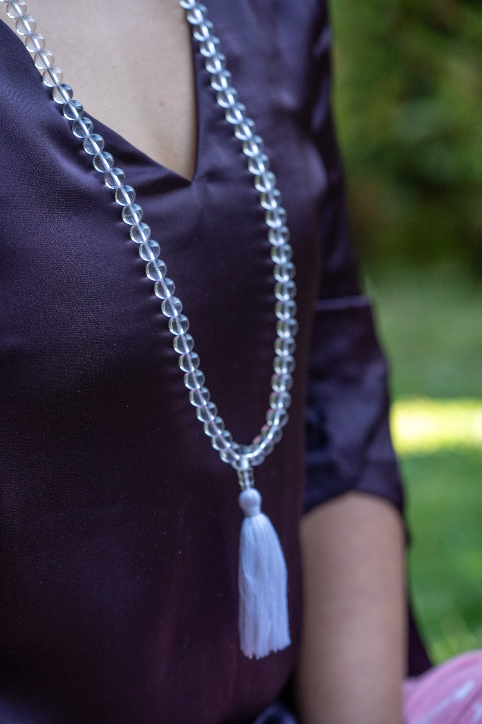 Clear Quartz Mala
