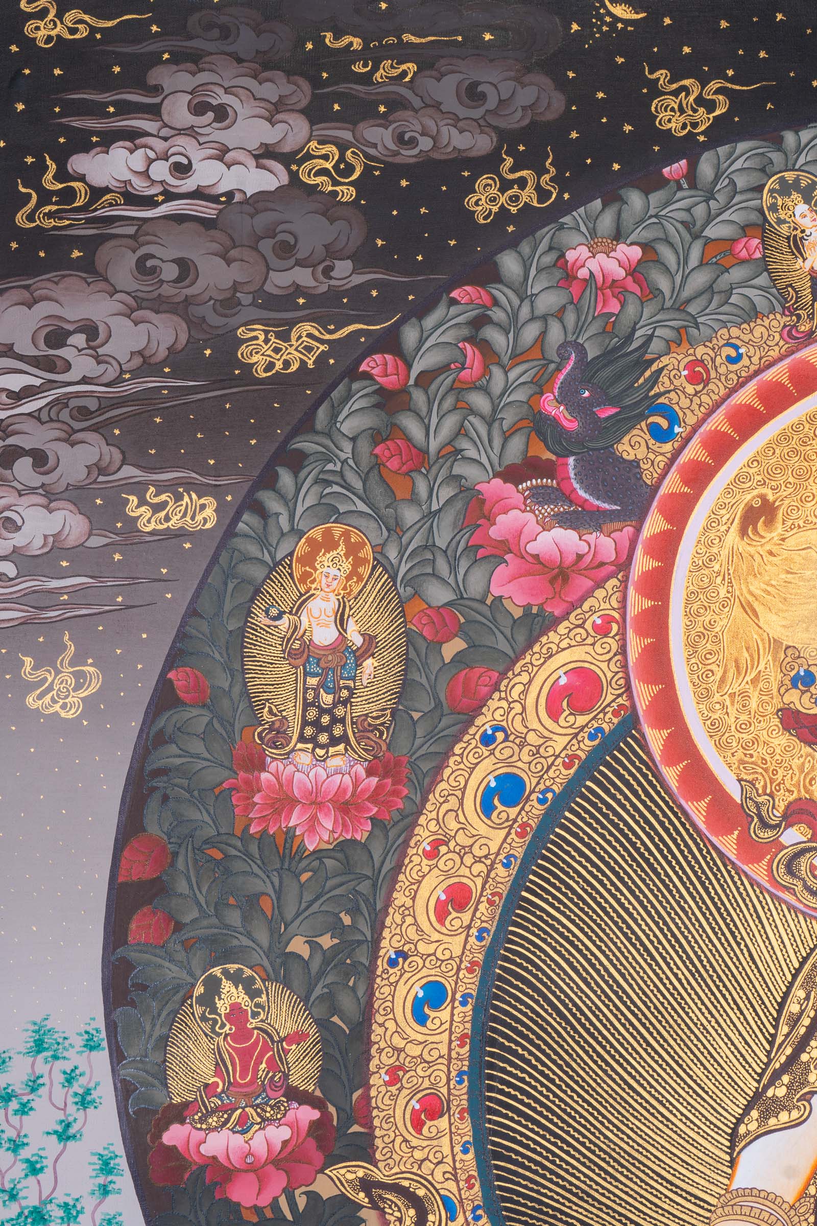 White Tara Thangka Painting
