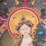 White Tara Thangka Painting