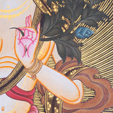 White Tara Thangka Painting