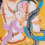 Female deity - White Tara Thangka Art