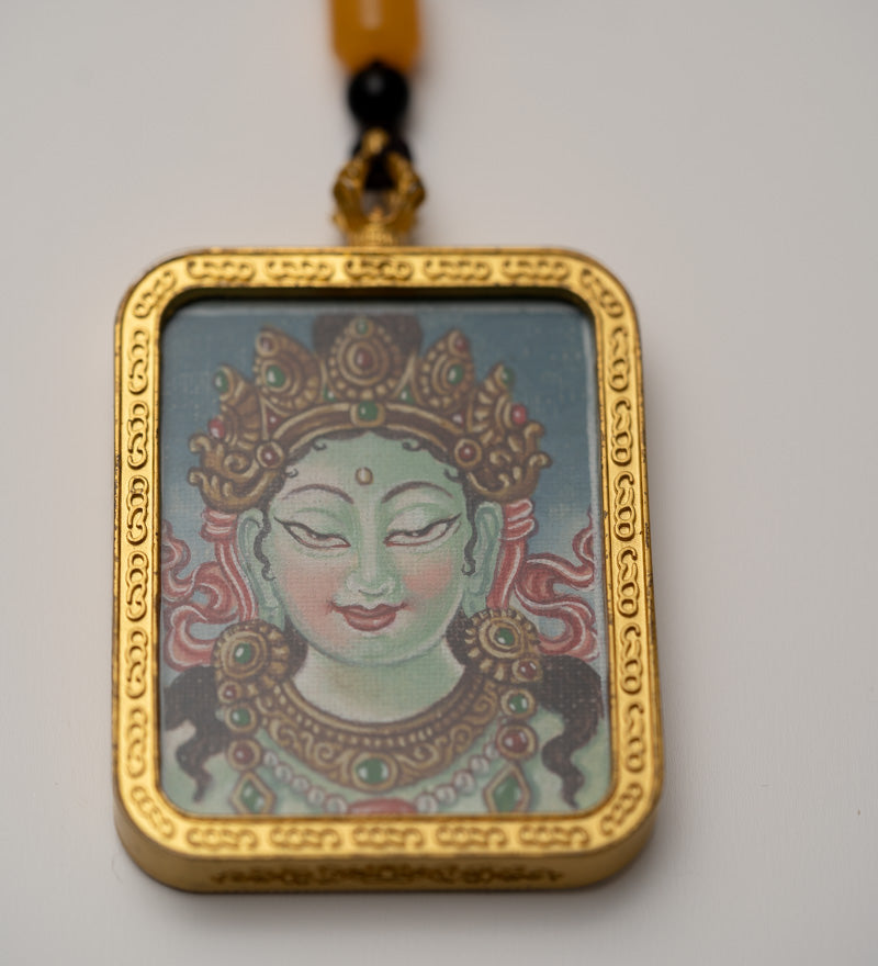 Tara Ghau Thangka with Locket