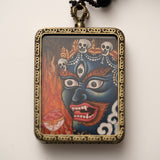 Mahakala Ghau Thangka Locket
