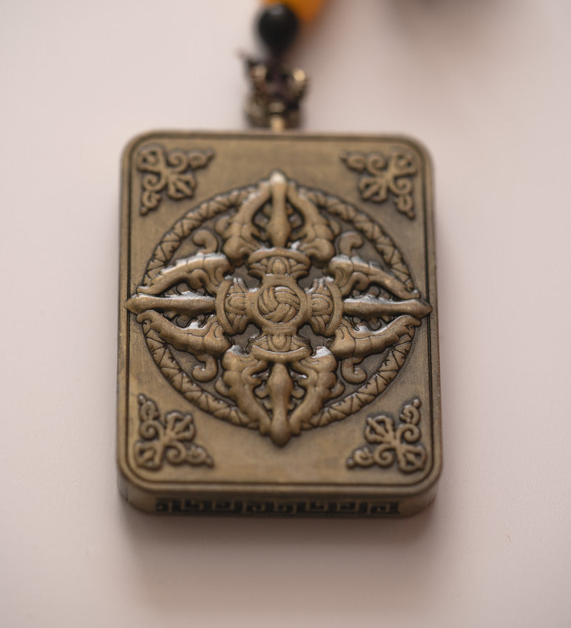 Wrathful Mahakala Ghau Thangka Locket