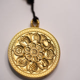 Om Ghau Thangka Locket - Sacred Amulet