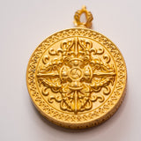 Om Ghau Thangka Locket - Sacred Amulet