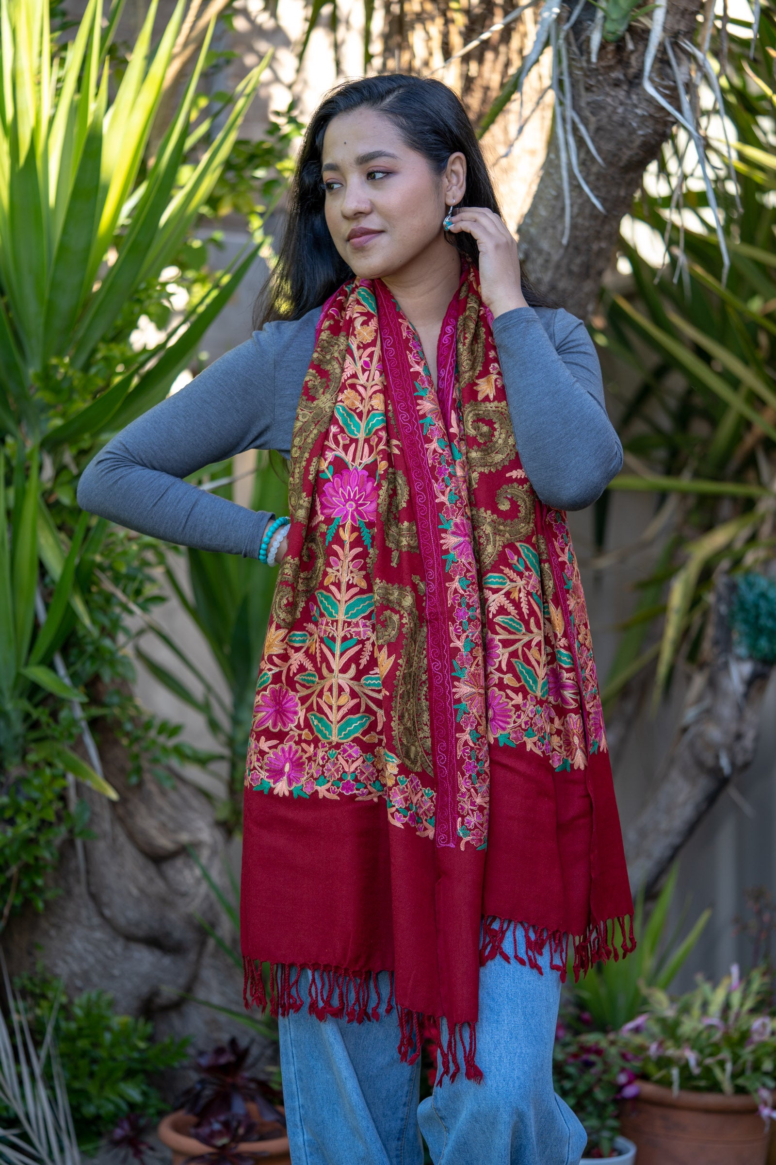 Handwooven Cashmere Pashmina Shawl
