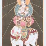 Japanese Buddha Thangka Painting for meditation practices.