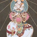 Japanese Buddha Thangka Painting for meditation practices.