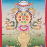 Asthamangal Thangka for  spiritual guidance and protection.