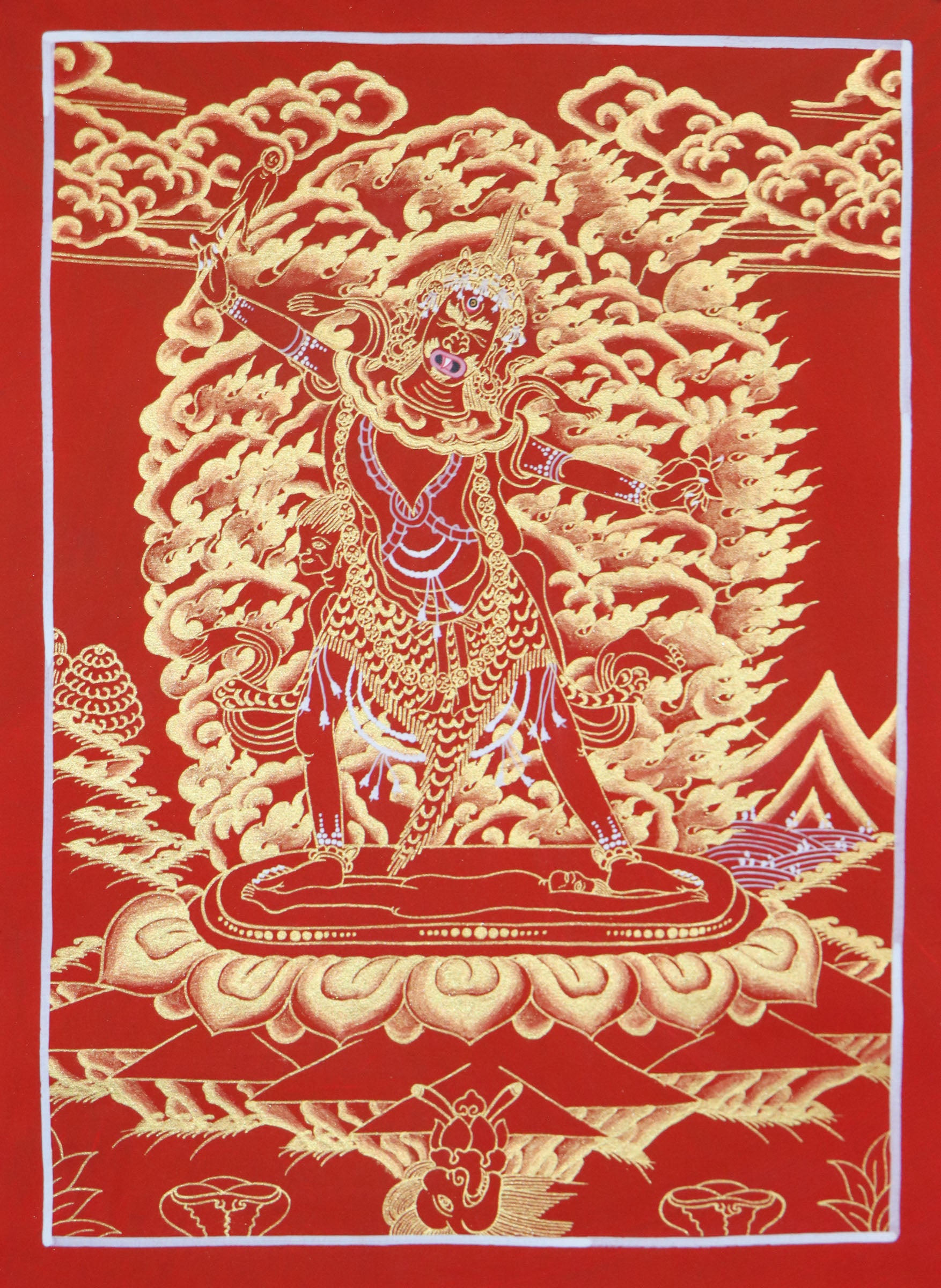 Ekajati Thangka Painting