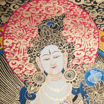 White Tara Thangka - Tibetan Painting