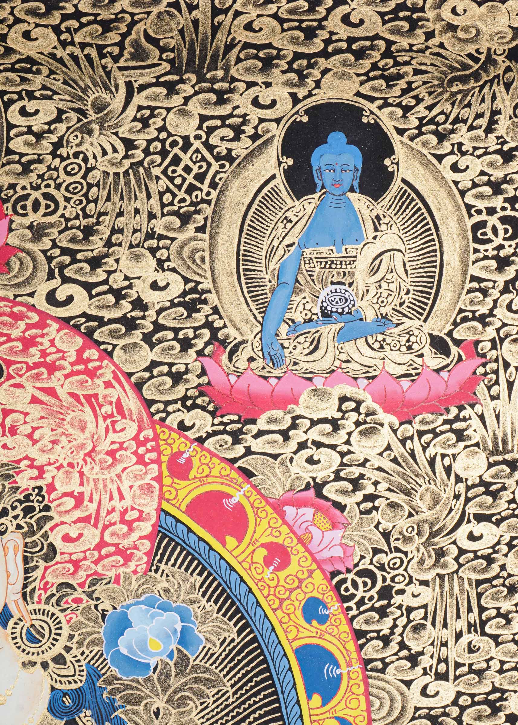 White Tara Thangka - Tibetan Painting