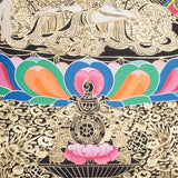 White Tara Thangka - Tibetan Painting