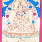 White Tara Thangka Painting is an ideal tool for meditative reflection.