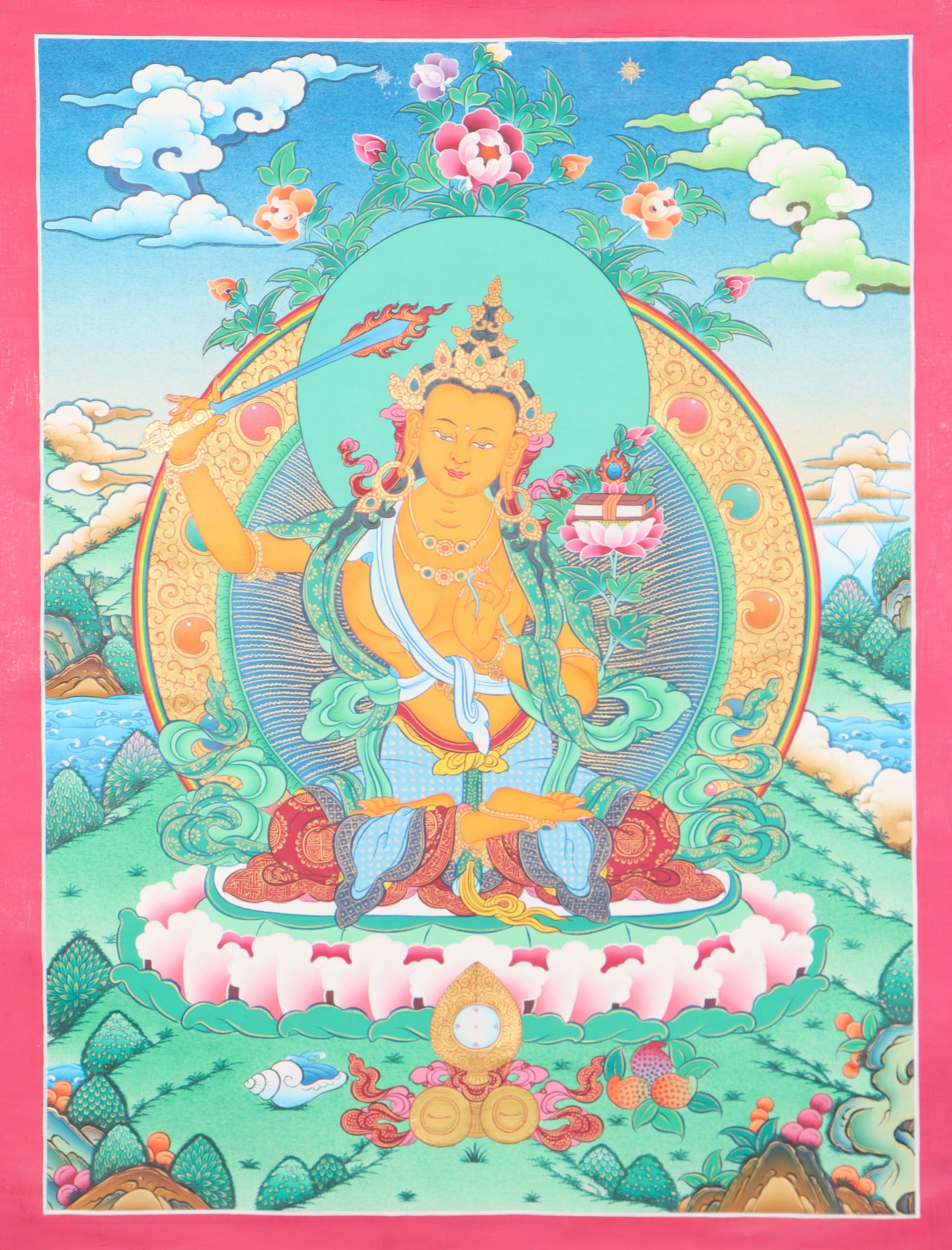 Manjushri Thangka for wisdom and enlightment.