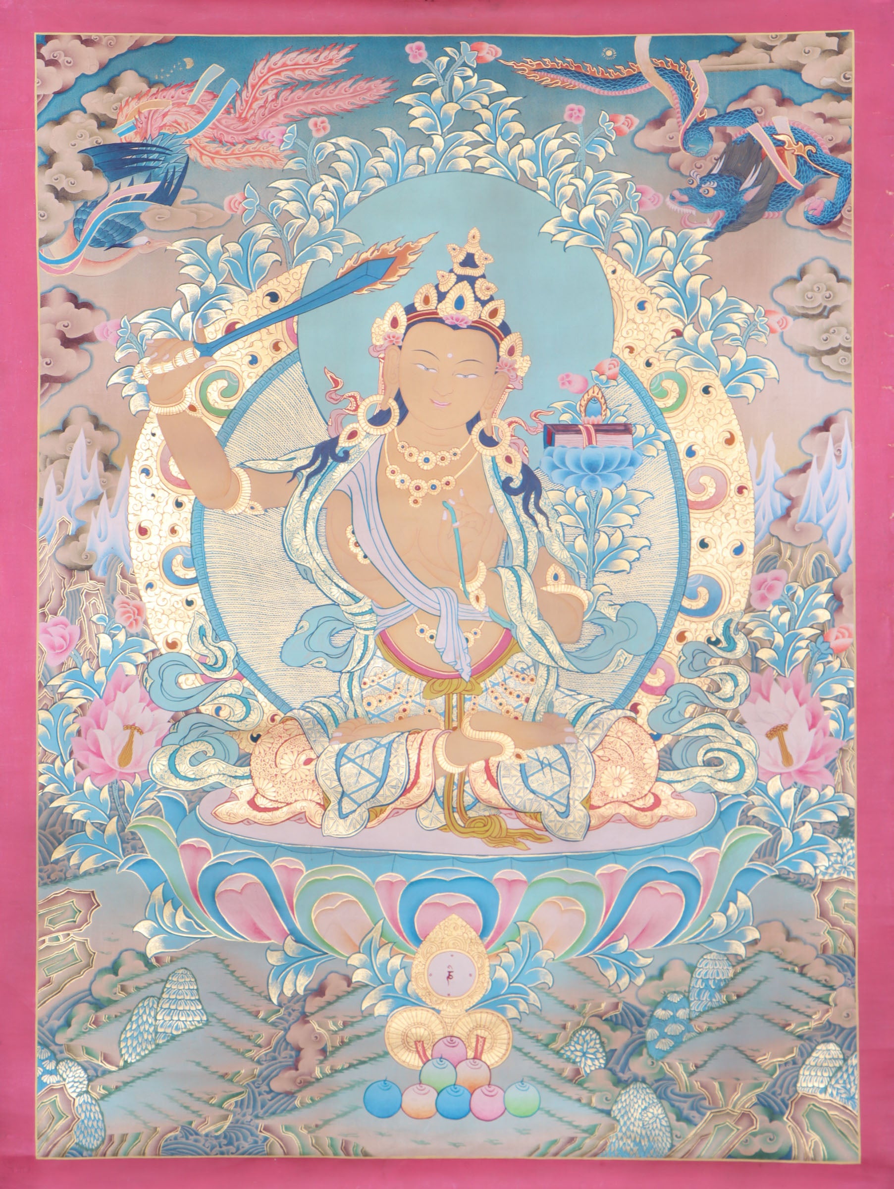Manjushri Thangka for wisdom and enlightenment.