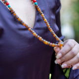 Mixed Bead Coral Mala