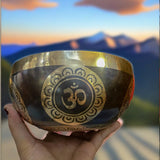 Om Singing Bowl - Tibetan Handmade Bowl