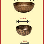 old Style tibetan singing bowls