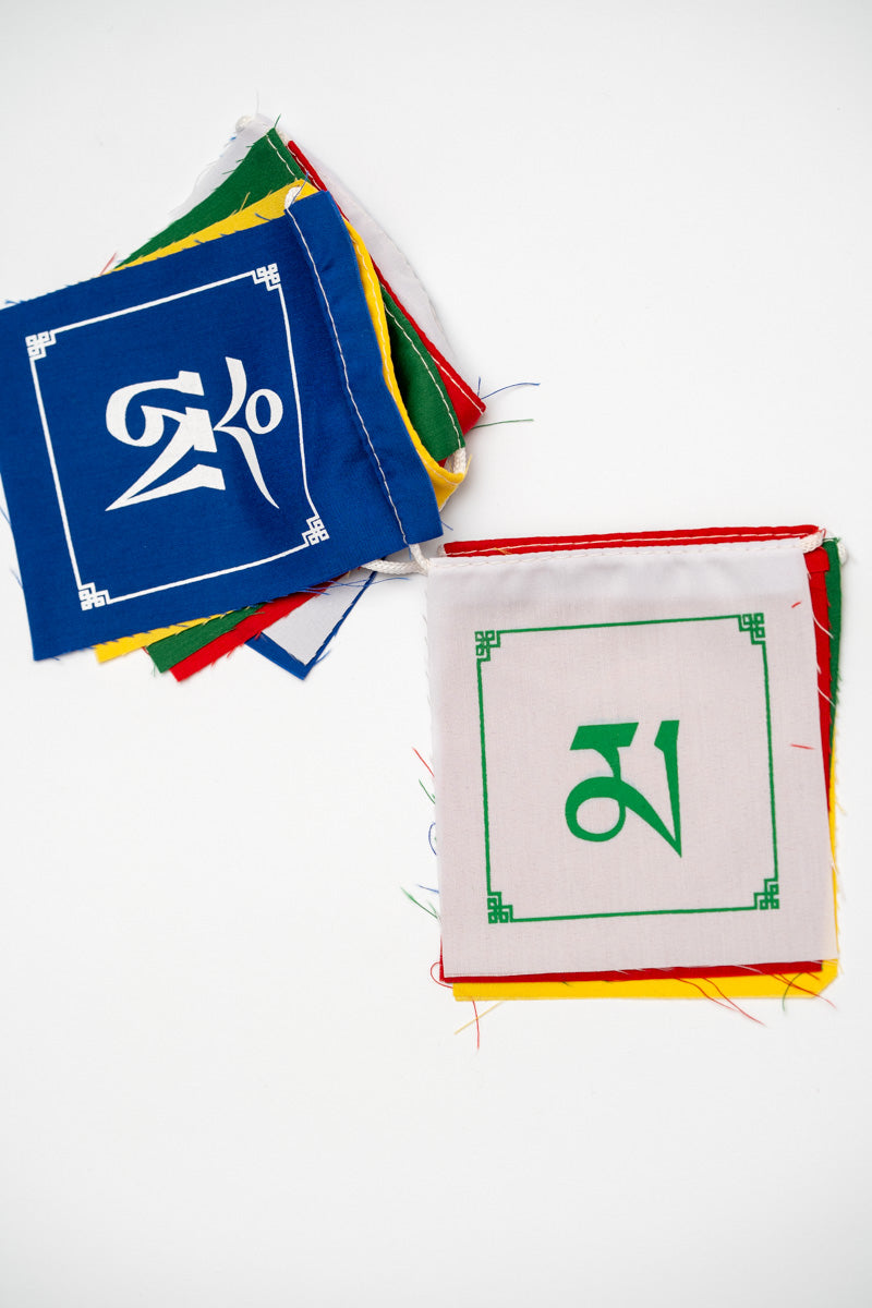 Compassionate mantra prayer flag