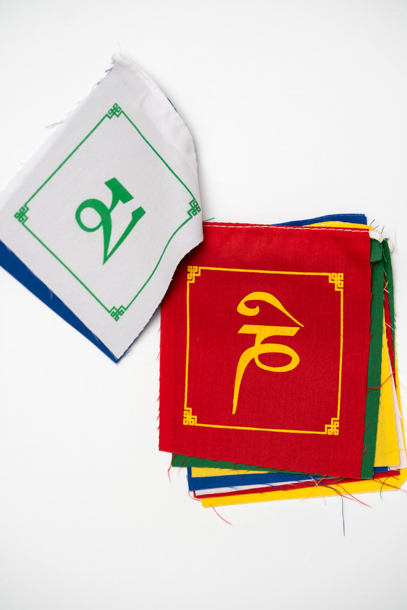 Compassionate mantra prayer flag