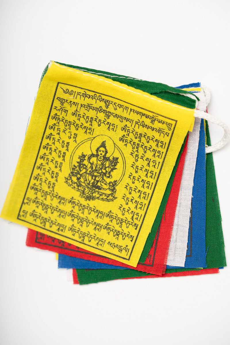 Green Tara Prayer Flag