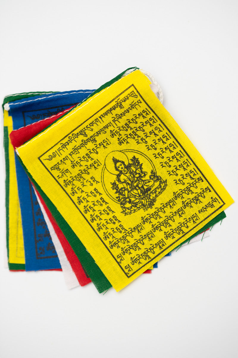 Green Tara Prayer Flag