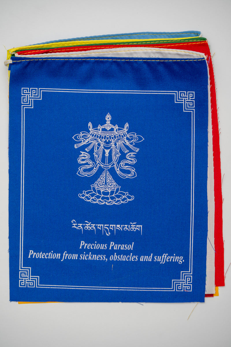 8 Auspicious Symbol Tibetan Prayer Flags