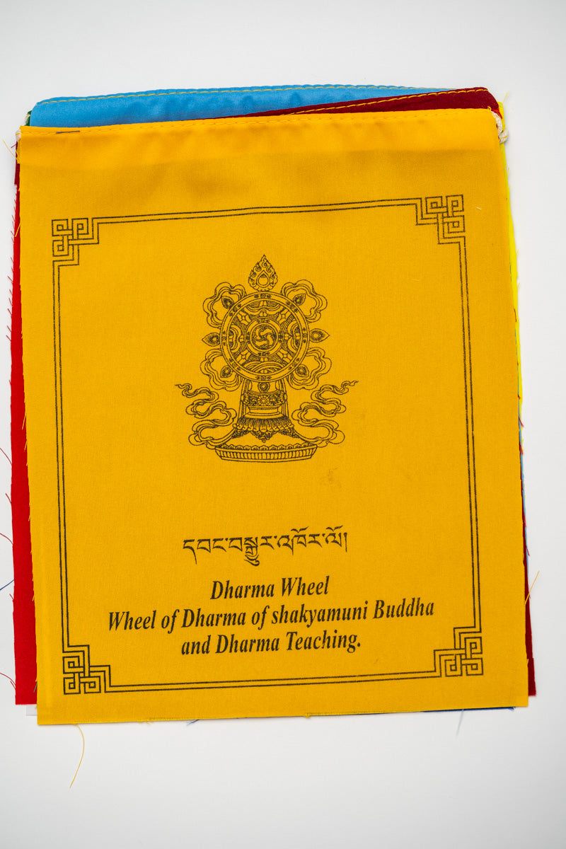 8 Auspicious Symbol Tibetan Prayer Flags