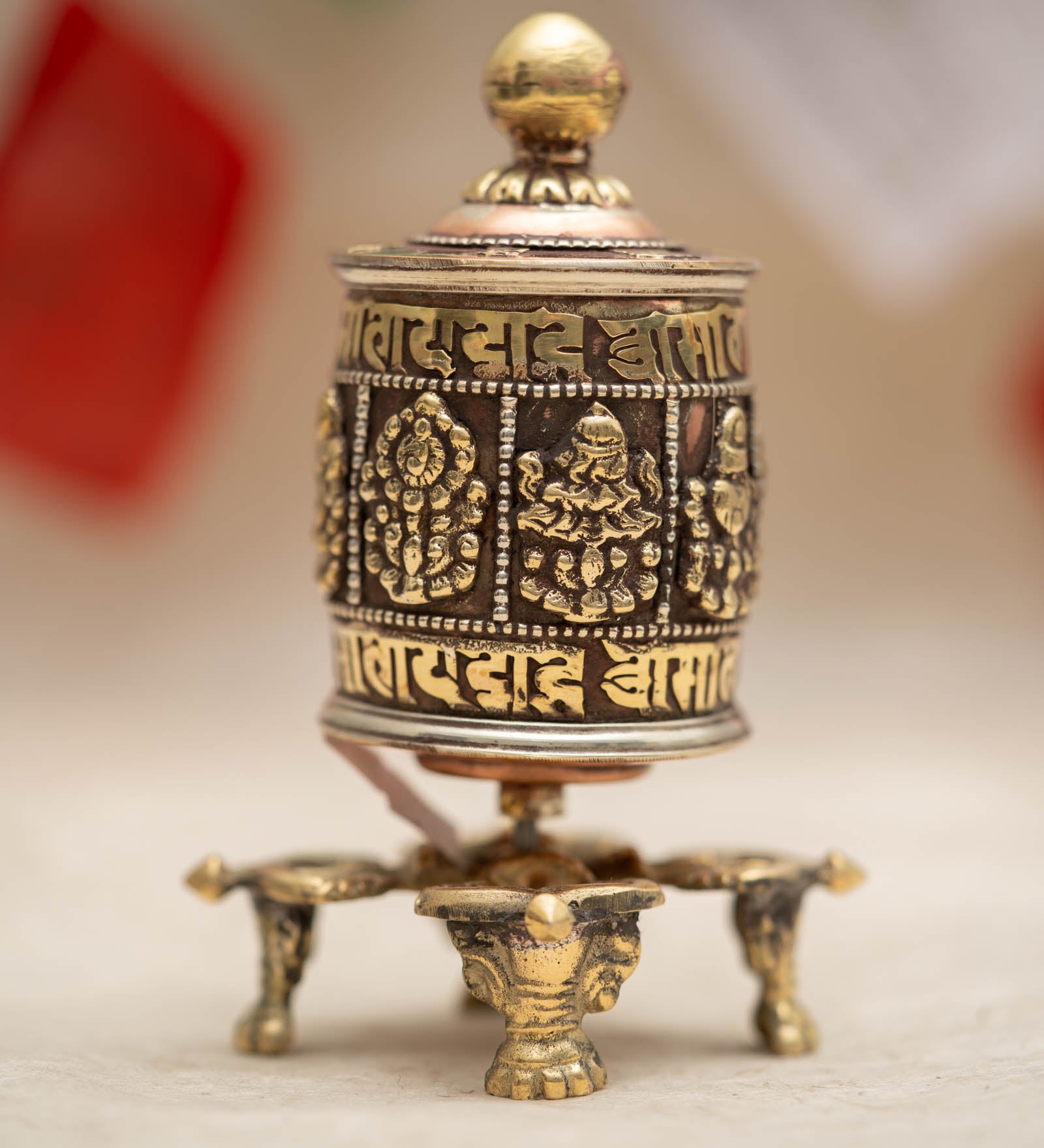 8 Auspicious Prayer Wheel