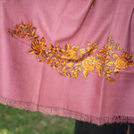Embroidered Pashmina Shawl - Himalayas Shop