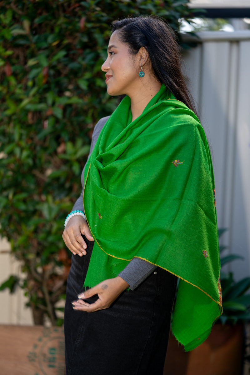 Light Embroidered Pashmina Shawl - Himalayas Shop