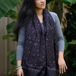 Light Embroidered Pashmina Shawl - Authentic Cashmere Shawl