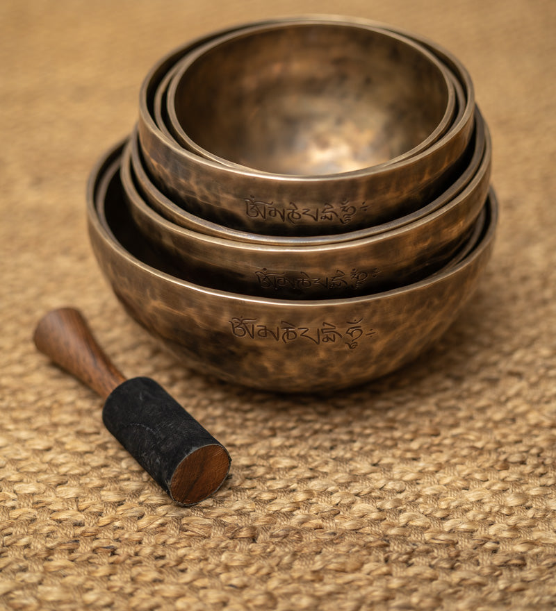 Full Moon Set of 7 Singing Bowls - Tibetan Sound Healing Bowl