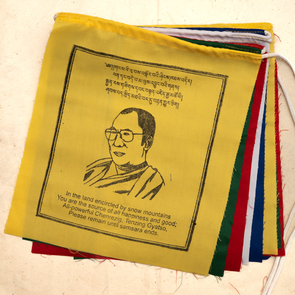 Dalai Lama Peace prayer Flags for wall hanging