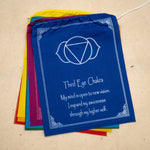 7 chakra wall hanging flag