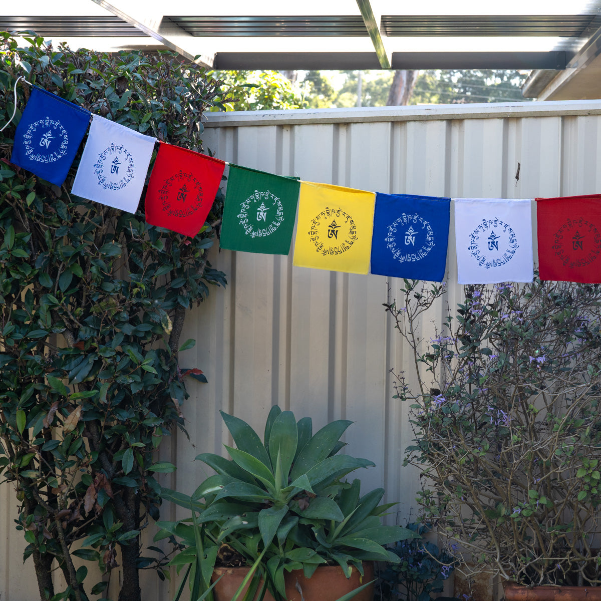 Tibetan special mantra wall hanging flag