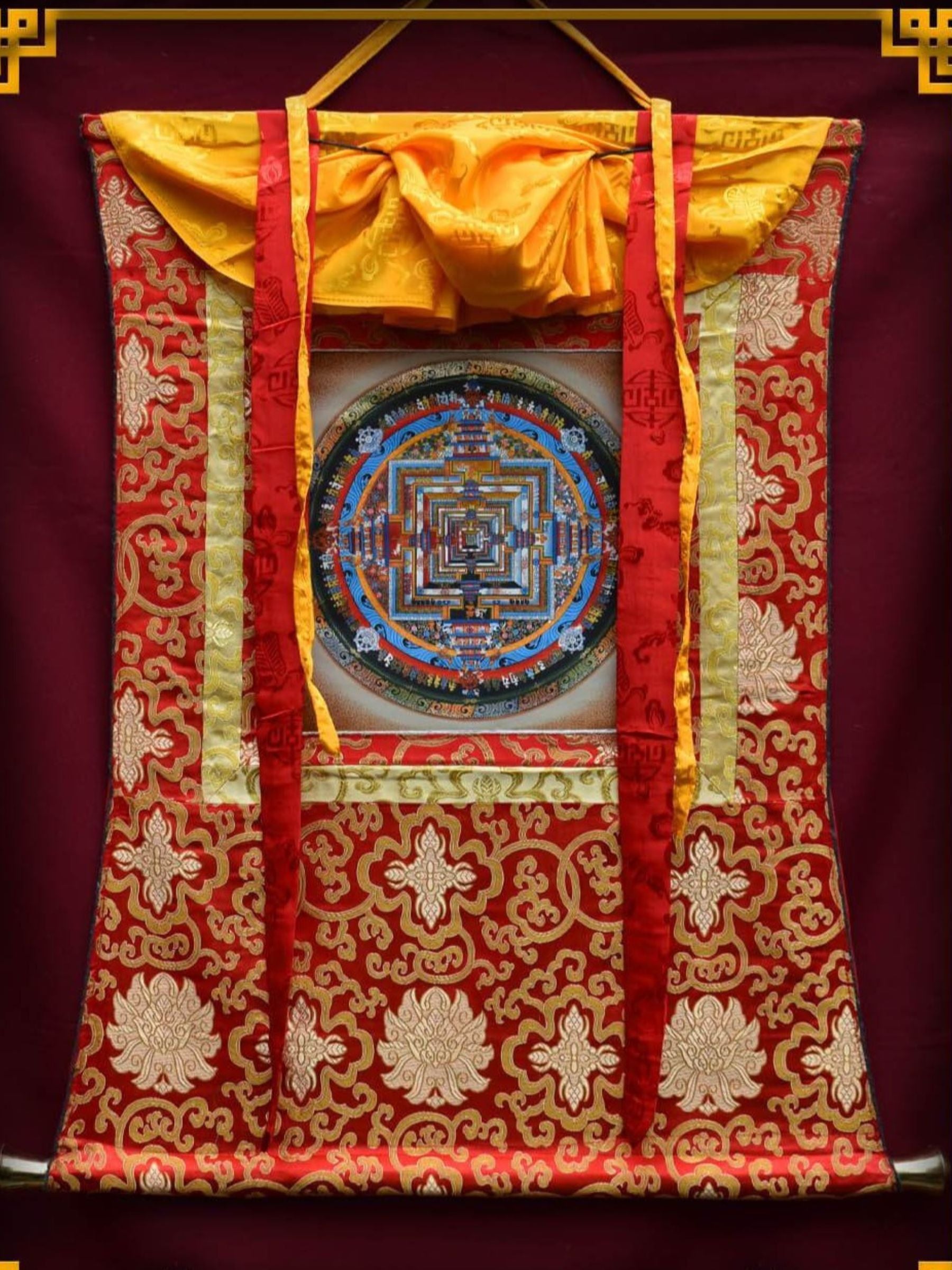 Thangka Brocade Framing