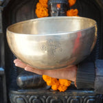 Mahakala Engraved Singing Bowl - Sound Healing Bowl