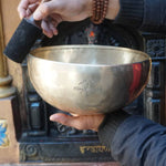 Mahakala Engraved Singing Bowl - Sound Healing Bowl