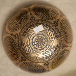 All-Seeing Eye Handcrafted Singing Bowl - Tibetan Handcrafted Bowl